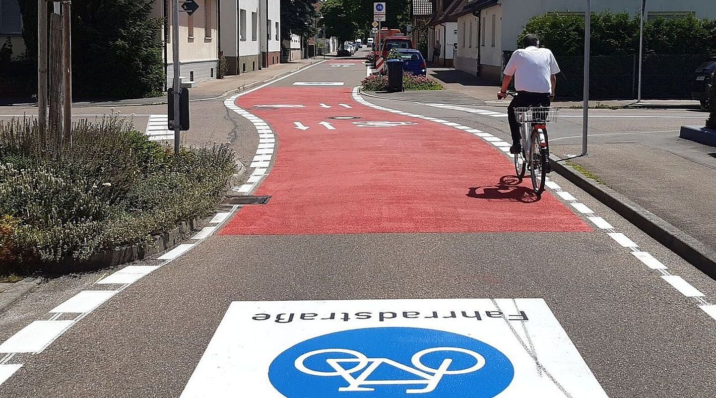 Fahrradstraße Wilhelmstraße Eislingen