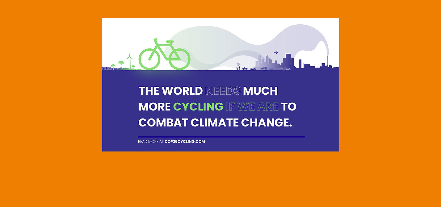 ECF COP26 Cycling Logo